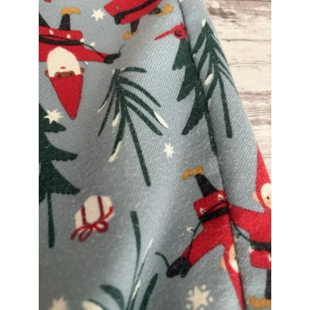 Hanna Andersson‎ Holiday Flannel Pajama Set 2T Holiday Harvest Elves Christmas